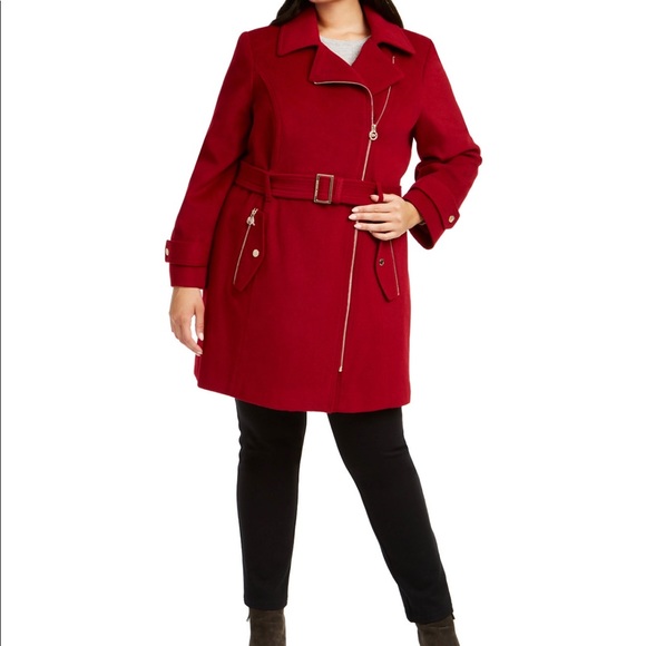 Red Hot Michael Kors Coat - Picture 3 of 3